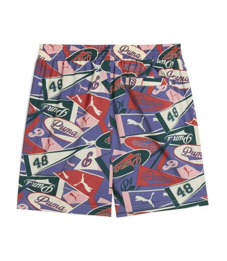 Short bleu/rouge homme puma sports legacy