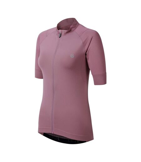 Veste Manches Courtes De Cyclisme Motif/style Éclair Femme Rose Pâle Dare 2B
