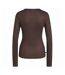 Womens/ladies Trefoil All-over Print Base Layer Top Brown Adidas-2