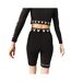 Short de motard live femme noir Lacoste-2