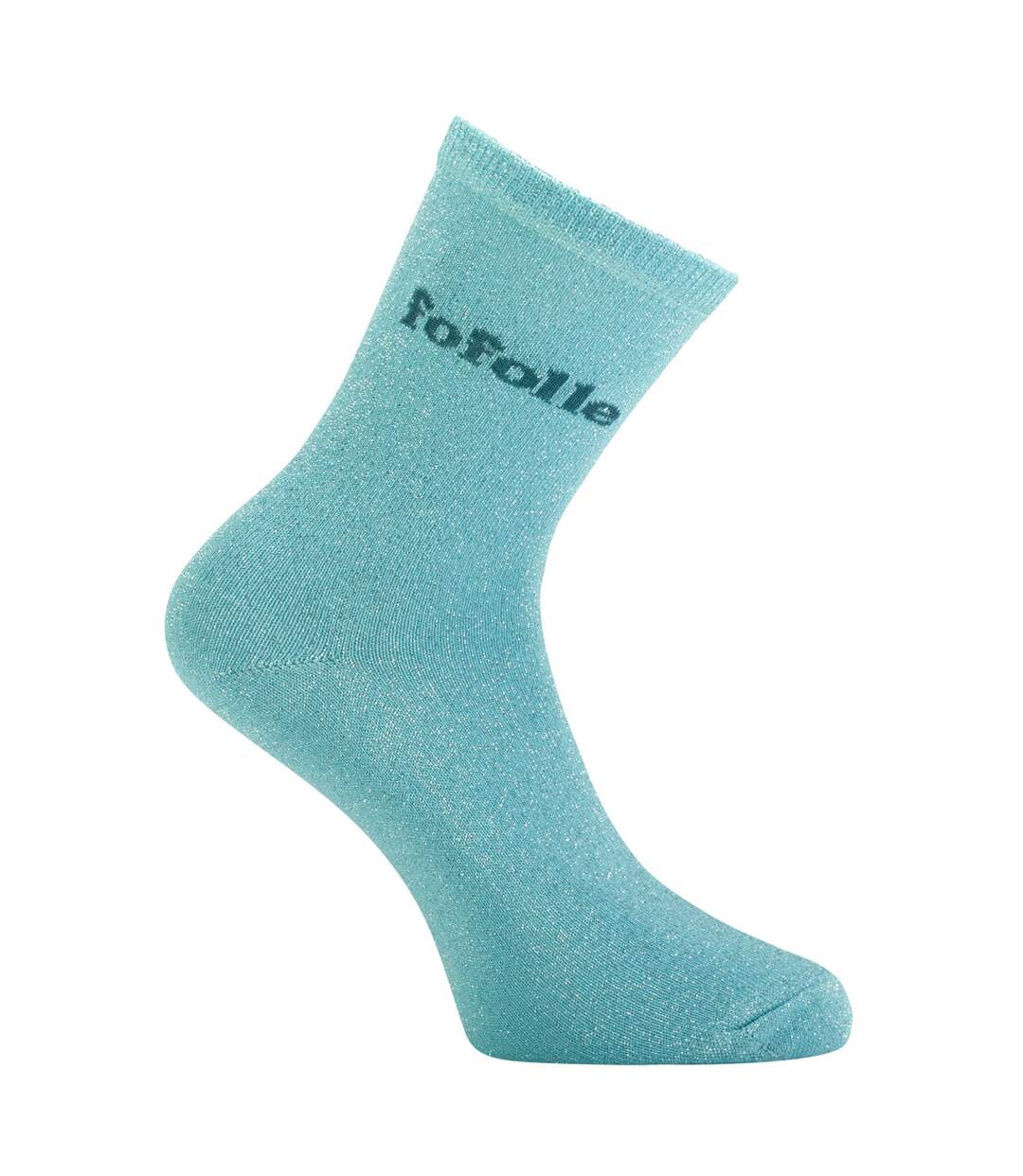 Paire de chaussettes lurex femme à paillettes message soft Fofolle Twinday-1