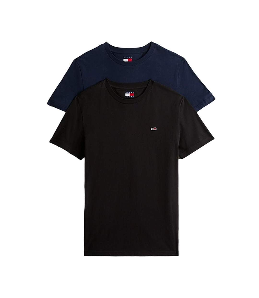 Lot de 2 t-shirt noir/marine homme tommy hilfiger dm0dm20687-1