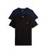 Lot de 2 t-shirt noir/marine homme tommy hilfiger dm0dm20687-1