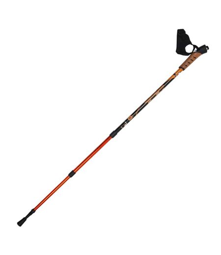 Bâton De Randonnée 110 Cm-135 Cm Noir Rouge Sportech