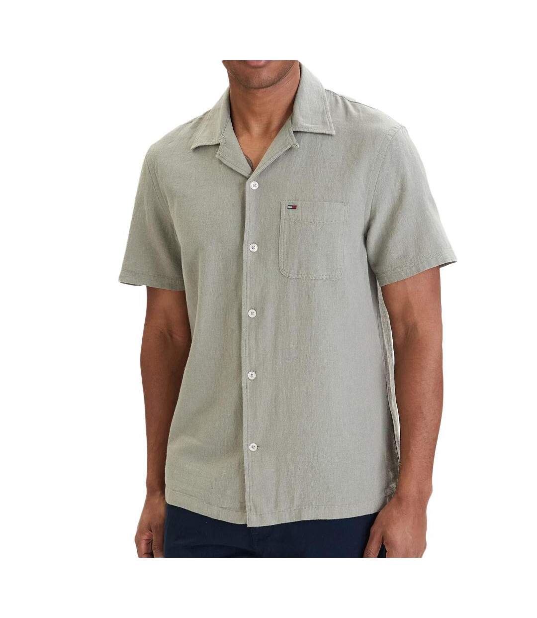 Chemise grise homme tommy hilfiger tjm-1