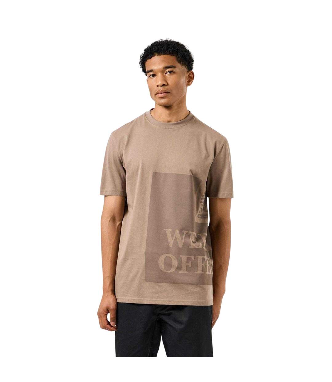 T-shirt Motif/style Prison Tonal Ryan Homme Marron Weekend Offender-4
