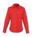 Blouse Femme Rouge Foncé Premier-1