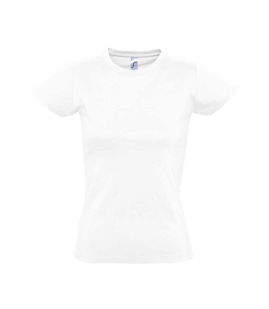 T-shirt Imperial Femme Blanc Absolu SOLS-1