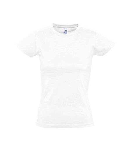 T-shirt Imperial Femme Blanc Absolu SOLS
