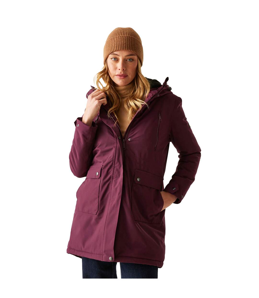 Veste Imperméable Valenta Femme Figue Regatta-1
