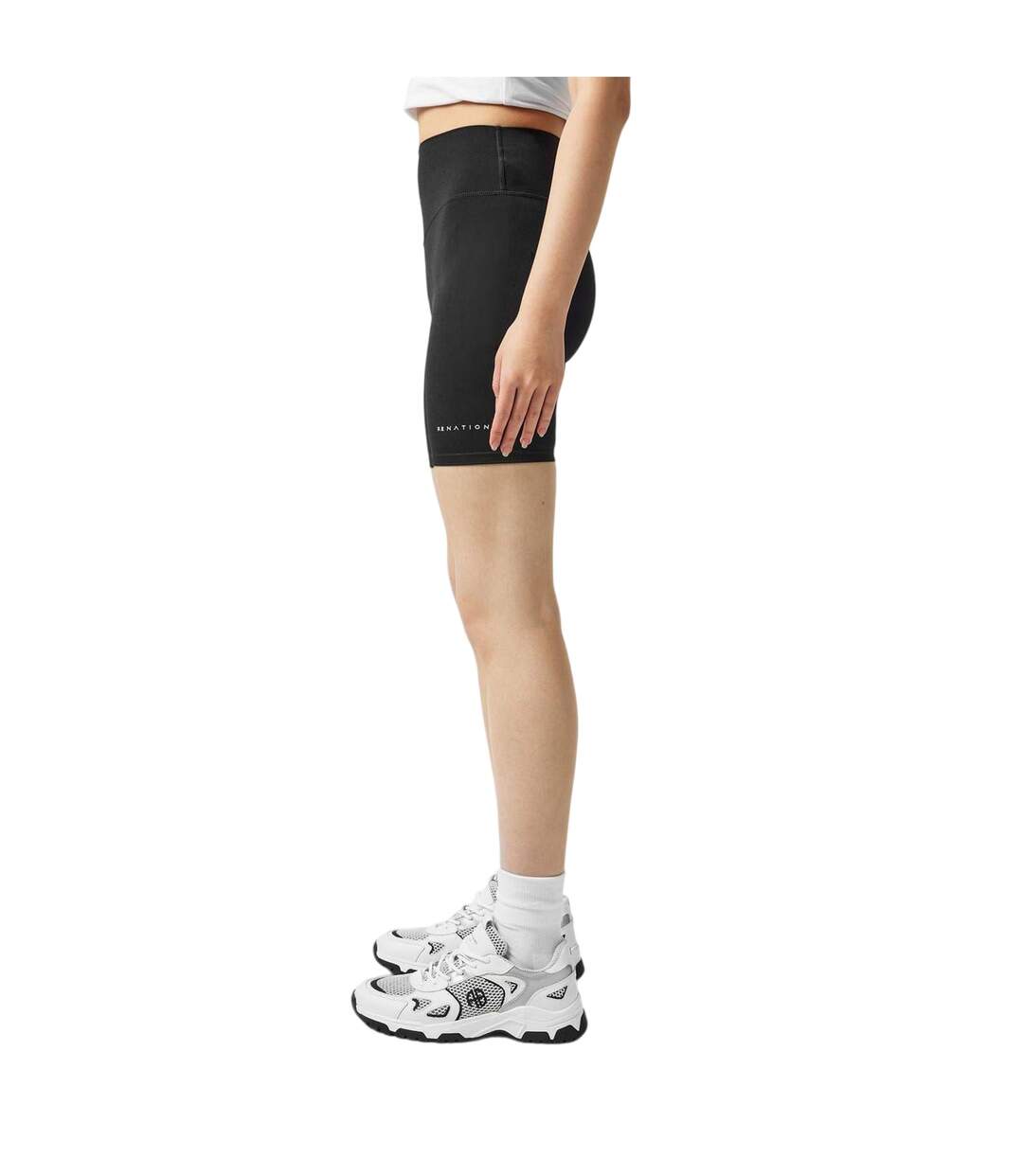Womens/ladies Signature Cycling Shorts Black PE Nation-3
