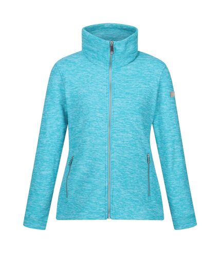 Womens/ladies azaelia marl full zip fleece jacket tahoe blue Regatta