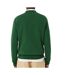 Sweat vert foncé homme lacoste sh9608-2