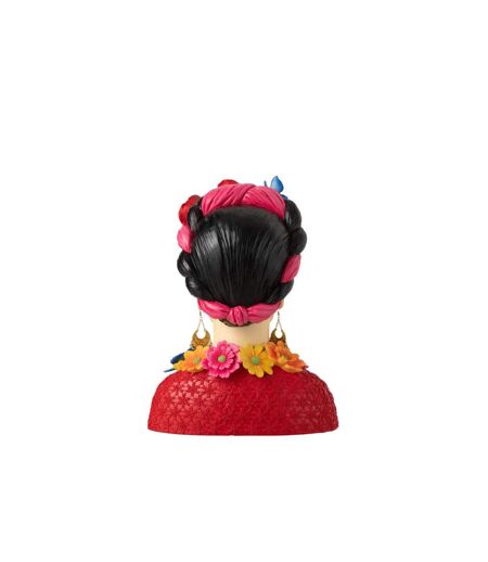 Statuette Déco Buste Frida Khalo 40cm Multicolore