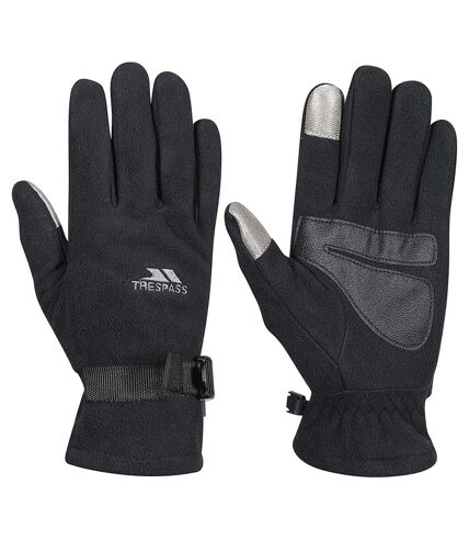 Trespass Adults Unisex Contact Touch Screen Winter Gloves (Black)