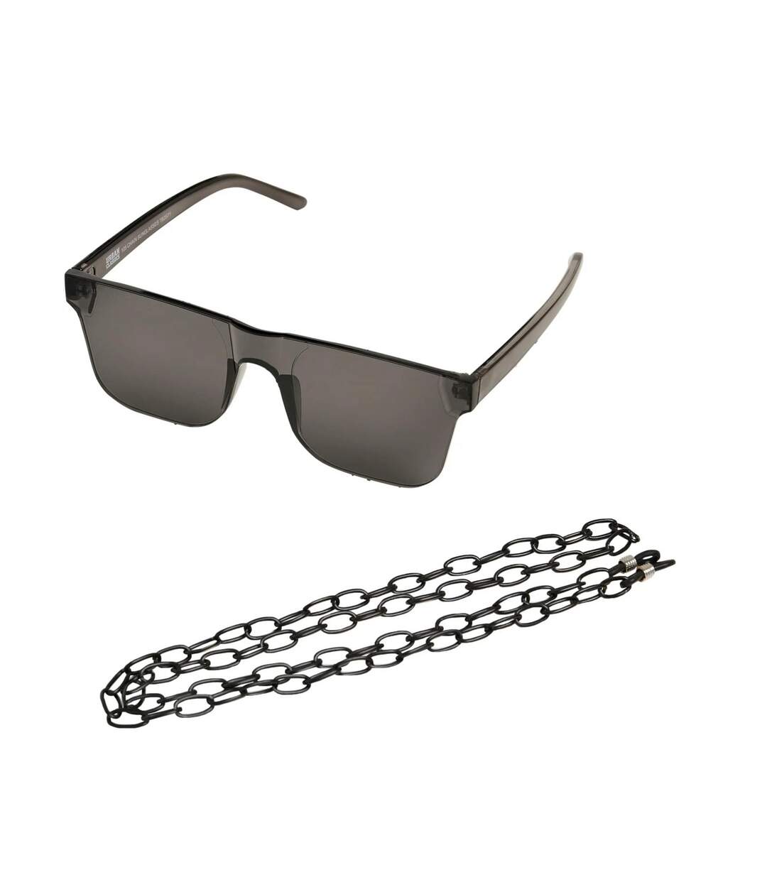 Lunettes De Soleil Avec Chaîne Adulte Taille Unique Noir Urban Classics-3