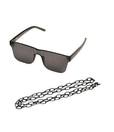 Lunettes De Soleil Avec Chaîne Adulte Taille Unique Noir Urban Classics