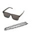 Lunettes De Soleil Avec Chaîne Adulte Taille Unique Noir Urban Classics-3