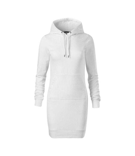Robe À Capuche Snap Femme Blanc Malfini