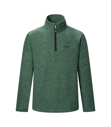 Haut Polaire À Col Montant Zippé Thompson Homme Vert Gris Foncé Regatta
