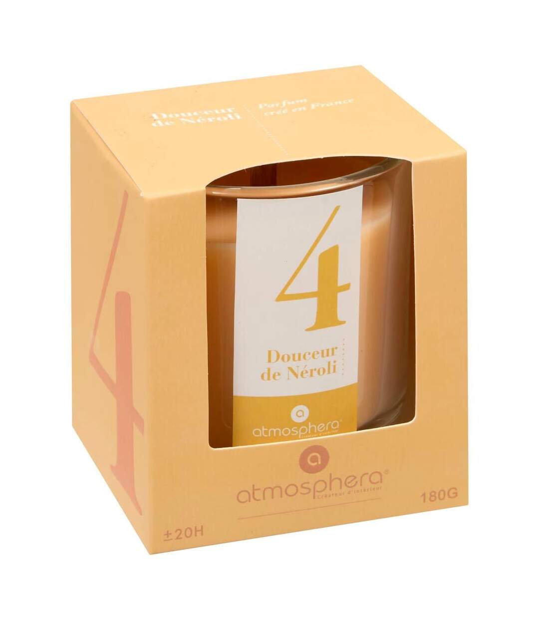 Bougie Parfumée en Verre Numia 180g Douceur de Néroli-2