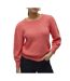 Pull rose femme vero moda vigga - l-1