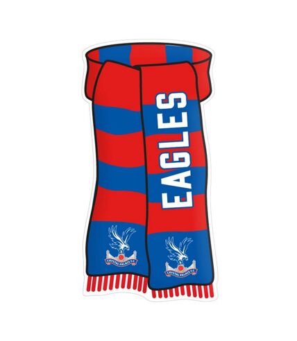 Crystal Palace FC Official Show Your Colours Sign (Red/Blue) (One Size) - UTSG15592
