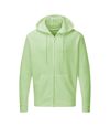 SG Mens Plain Full Zip Hooded Sweatshirt (Neo Mint) - UTBC1075