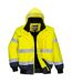 Mens 3 in 1 hi-vis bomber jacket yellow/navy Portwest-1