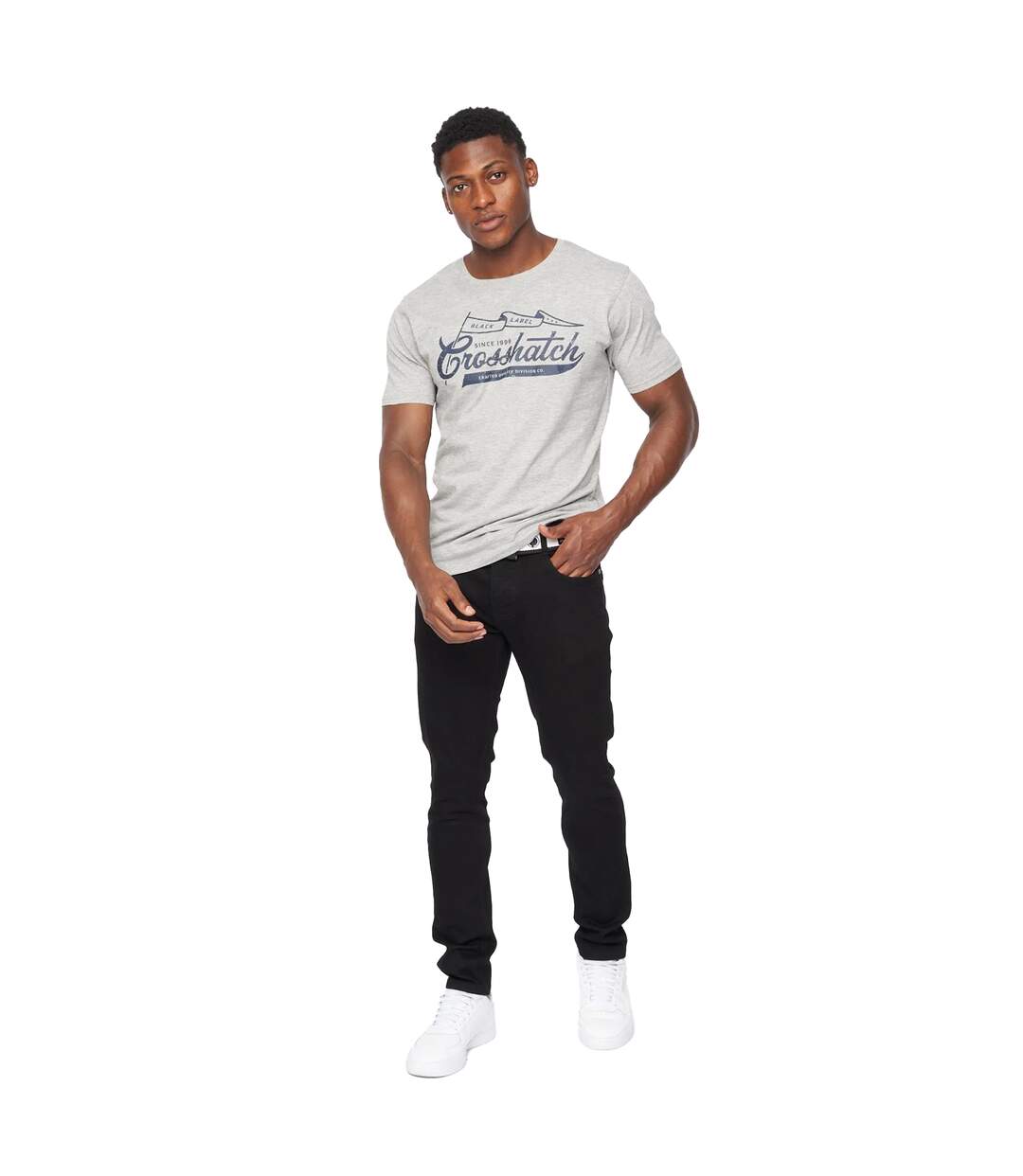 Jean Barbeck Homme Noir Uni Crosshatch-1