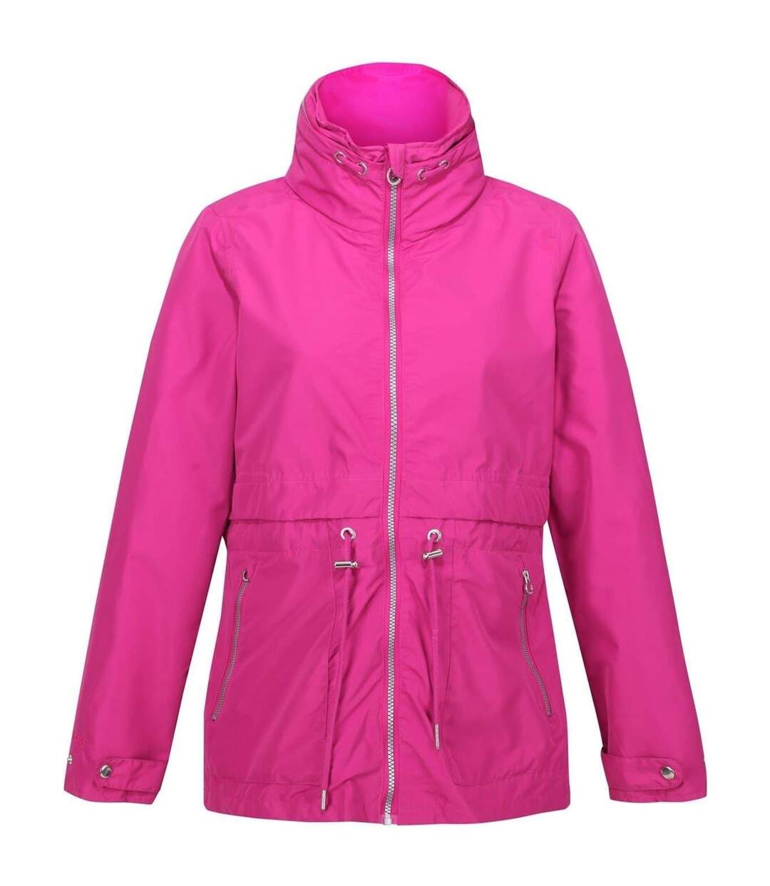 Imperméable Uni À Capuche Et Taille Ajustable Nadira Femme Fuchsia Regatta-1