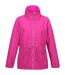 Imperméable Uni À Capuche Et Taille Ajustable Nadira Femme Fuchsia Regatta-1