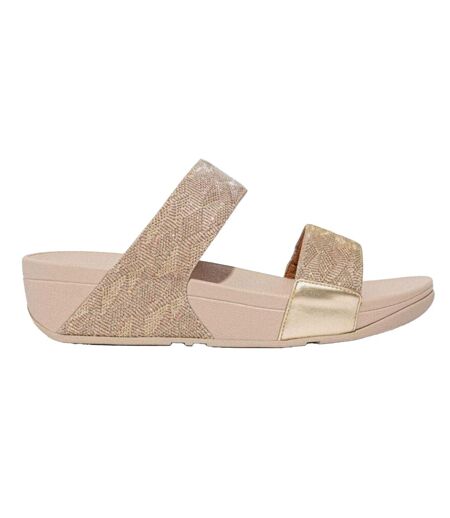 Claquettes Motif/style Extravagant Femme Rose Doré FitFlop