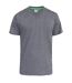 T-shirt D555 Signature Homme Gris Foncé Duke-1
