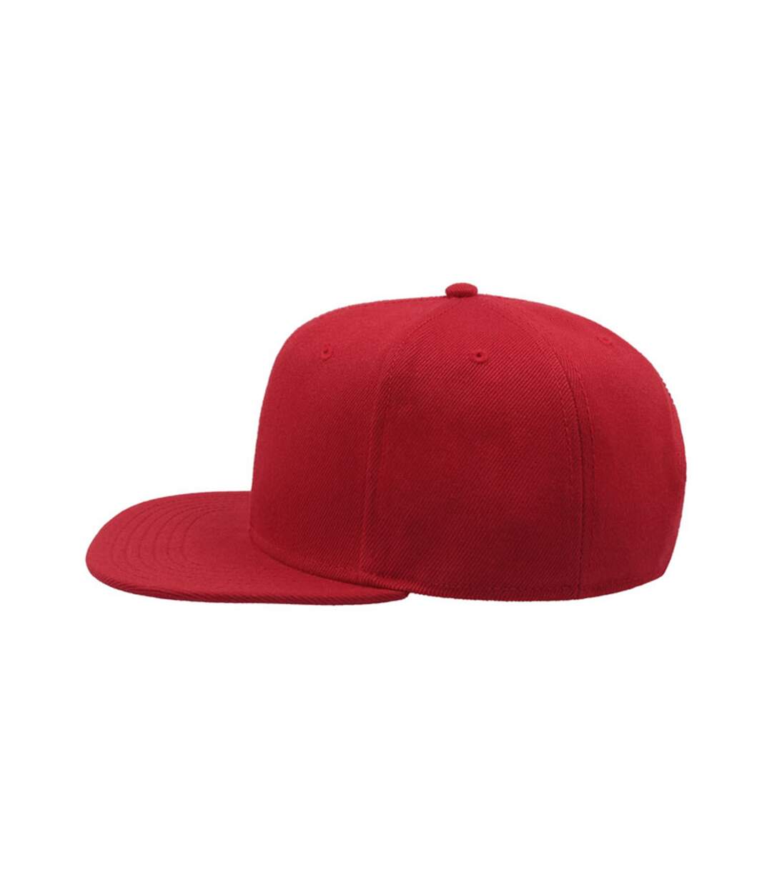 Lot de 2  casquettes avec visière plate adulte rouge Atlantis-4