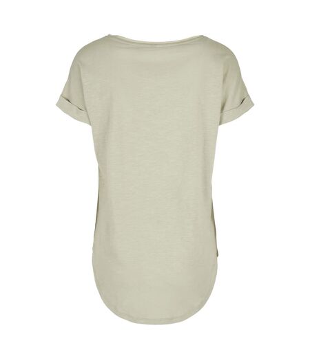 T-shirt Femme Vert De Gris Clair Build Your Brand