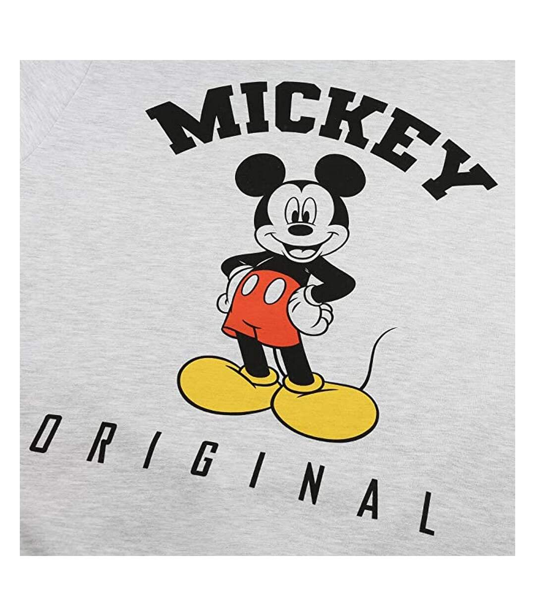 Disney - Sweat HELLO - Femme (Gris clair / Noir) - UTTV1079-3