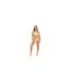 Haut De Maillot De Bain Motif/style Ruché Femme Vert Turquoise Pâle Brave Soul-1