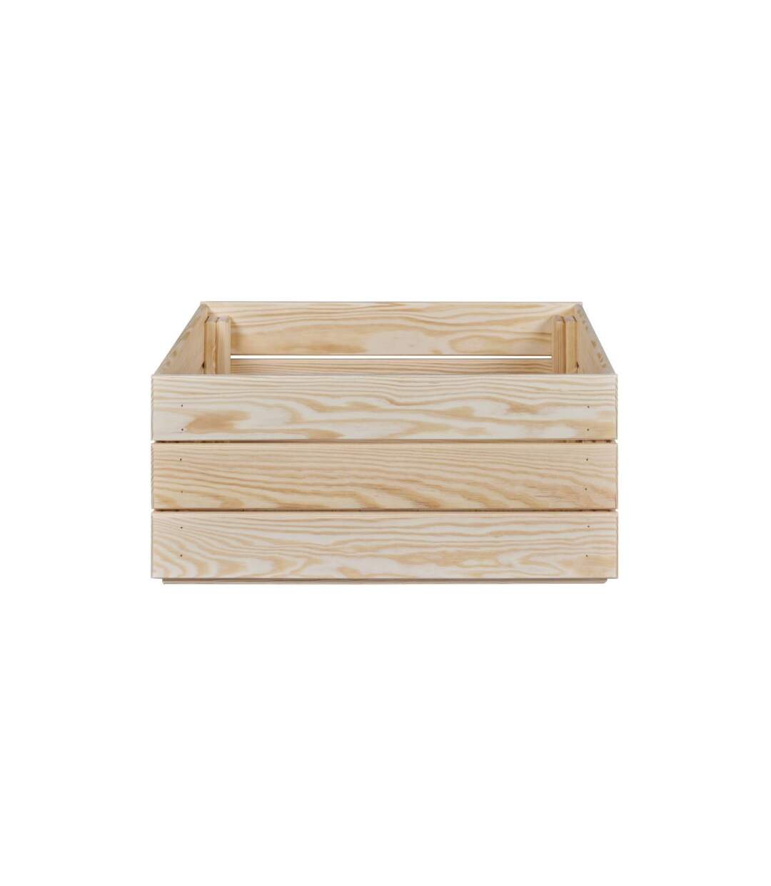 Cagette en Bois Silver 65cm Naturel-2