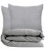Parure de lit coton lavé PALACE Taie 65x65 cm-1