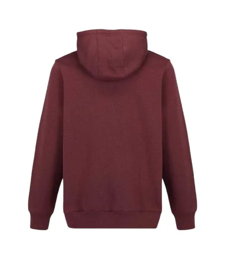 Mens Polycotton Full Zip Hoodie Burgundy Slazenger