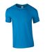 T-shirt Manches Courtes Homme Bleu Saphir Gildan-1