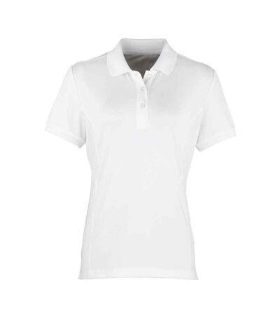 Polo Coolchecker Femme Blanc Premier