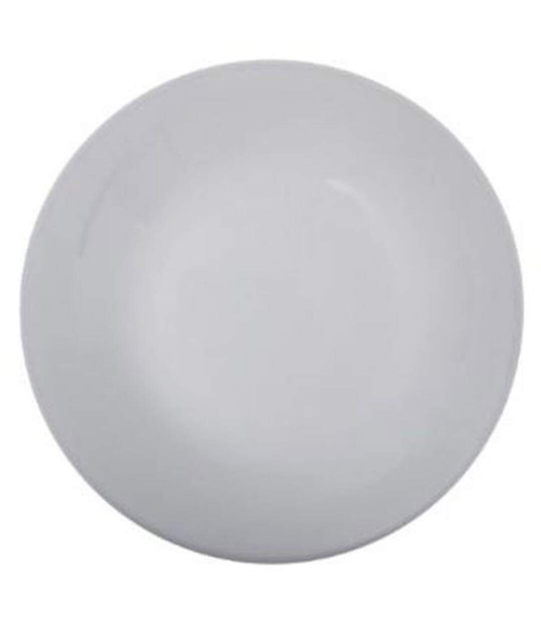Lot de 6 Assiettes Creuses Jeanne 20cm Blanc-1