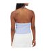 Haut Court Sans Manches Femme Bleu Brave Soul-3