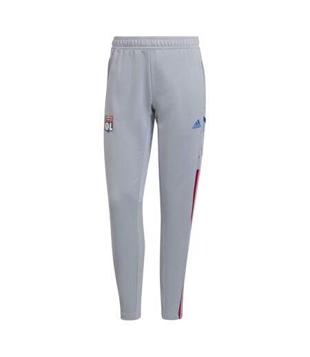Pantalon De Survêtement Motif/style Olympique Lyonnais Femme Argenté Adidas