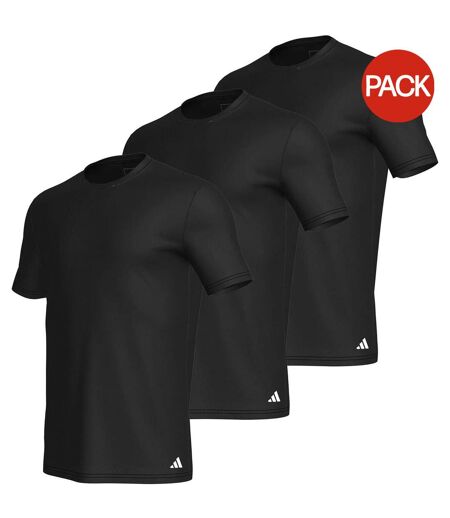 Lot De 3  T-shirts Homme Noir Adidas