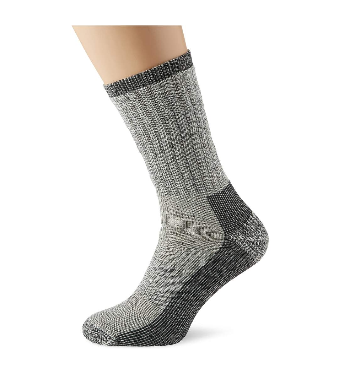 Stroller chaussettes de randonnée en laine homme gris chiné Trespass-3