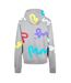 Mens Graphic Print Hoodie Grey Money-2