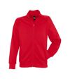 SOLS Mens Sundae Full Zip Sweat Jacket (Red)